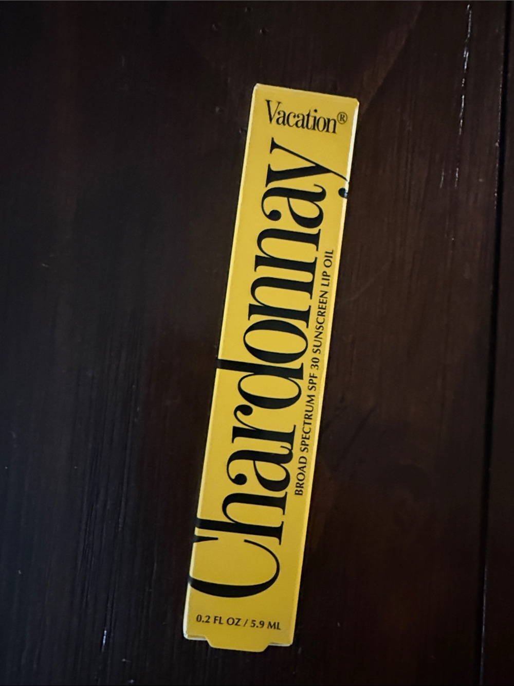 Chardonnay Vacation SPF 30 Lip Oil - Yellow